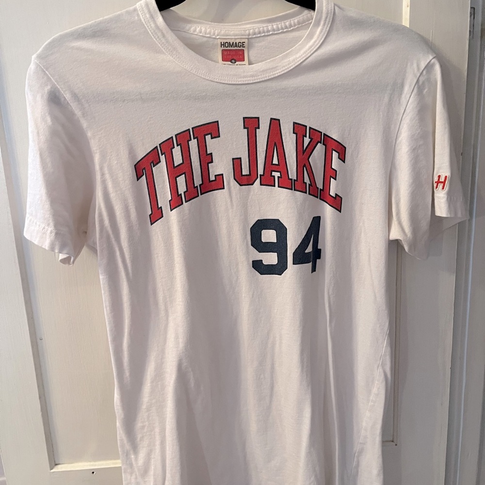 Homage Jacobs Field (Progressive Field) tee, White, Sz S